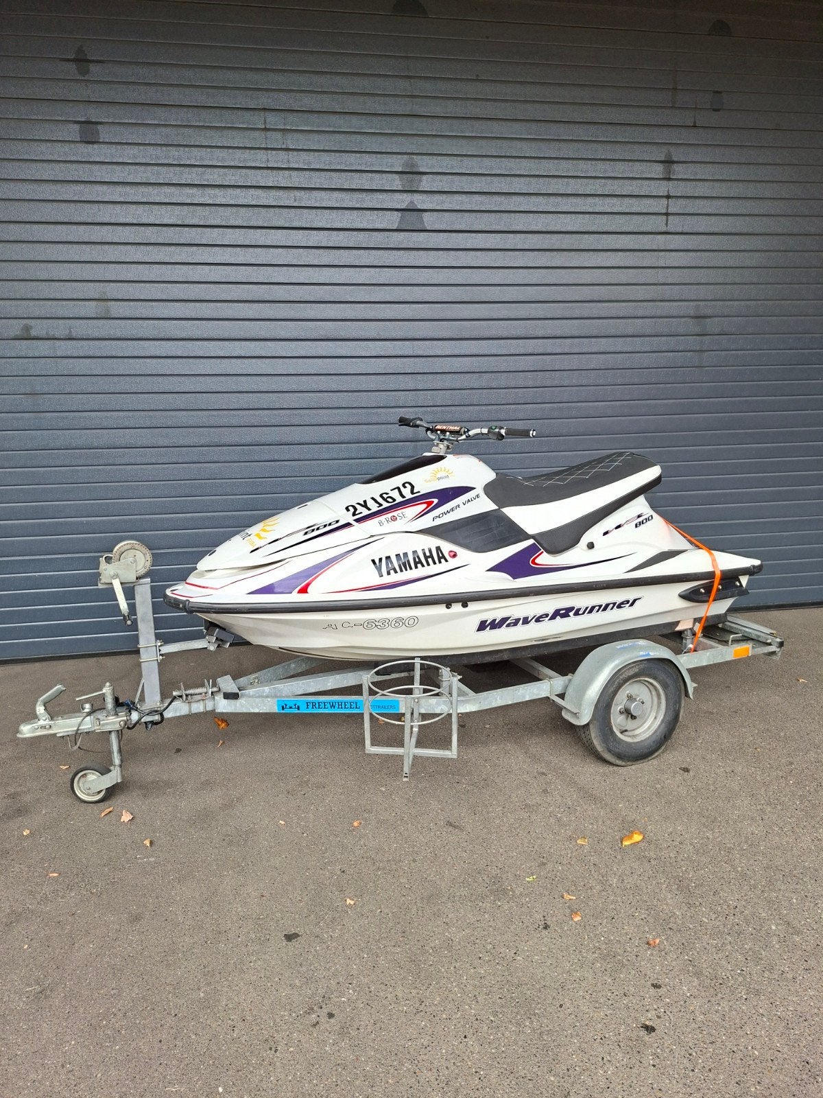 waterscooter yamaha waveblaster 3 met trailer, Ophalen of Verzenden, Gebruikt, Benzine, 120 tot 200 pk