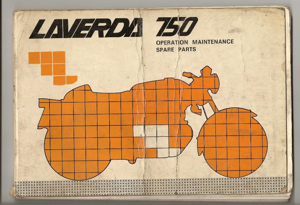 1 diverse laverda motorboeken werkplaats onderdelen, Ophalen of Verzenden, Gelezen