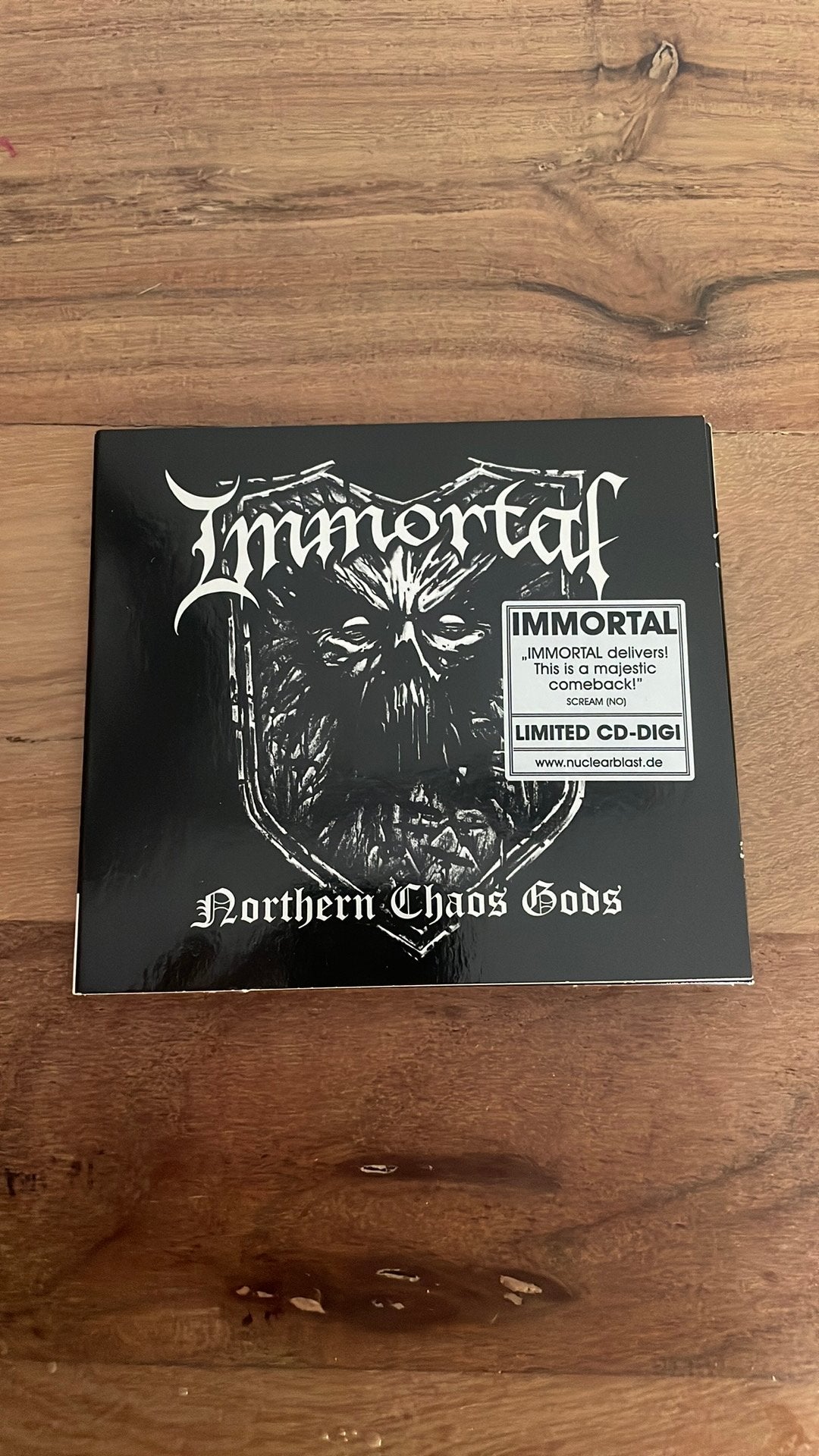 Immortal - Northern Chaos Gods Limited Digipak CD, Ophalen of Verzenden, Zo goed als nieuw