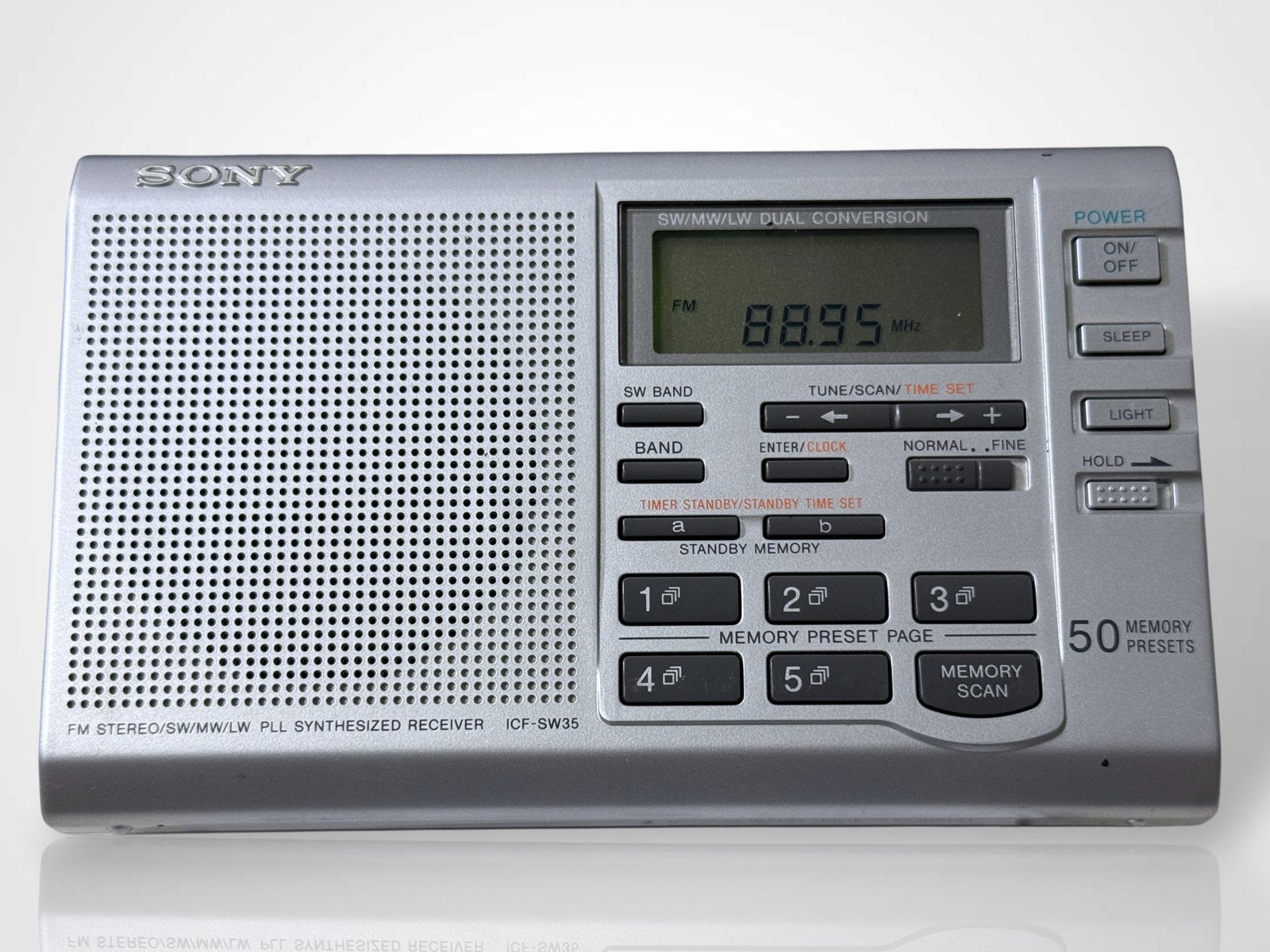 Sony ICF-SW35 Wereldontvanger - Topconditie, Sony, Ophalen of Verzenden, Zo goed als nieuw, Sony