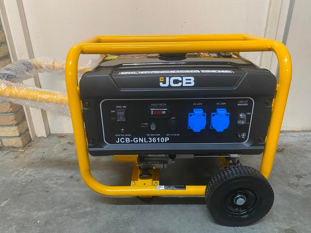 JCB GNL3610P Aggregaat - (NIEUW), Elektrisch startend, Benzine, Nieuw, Ophalen of Verzenden