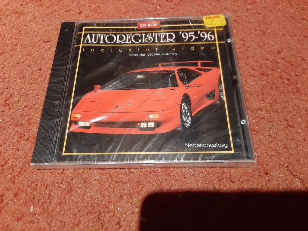 Autoregister CD-ROM., Ophalen of Verzenden, Nieuw in verpakking