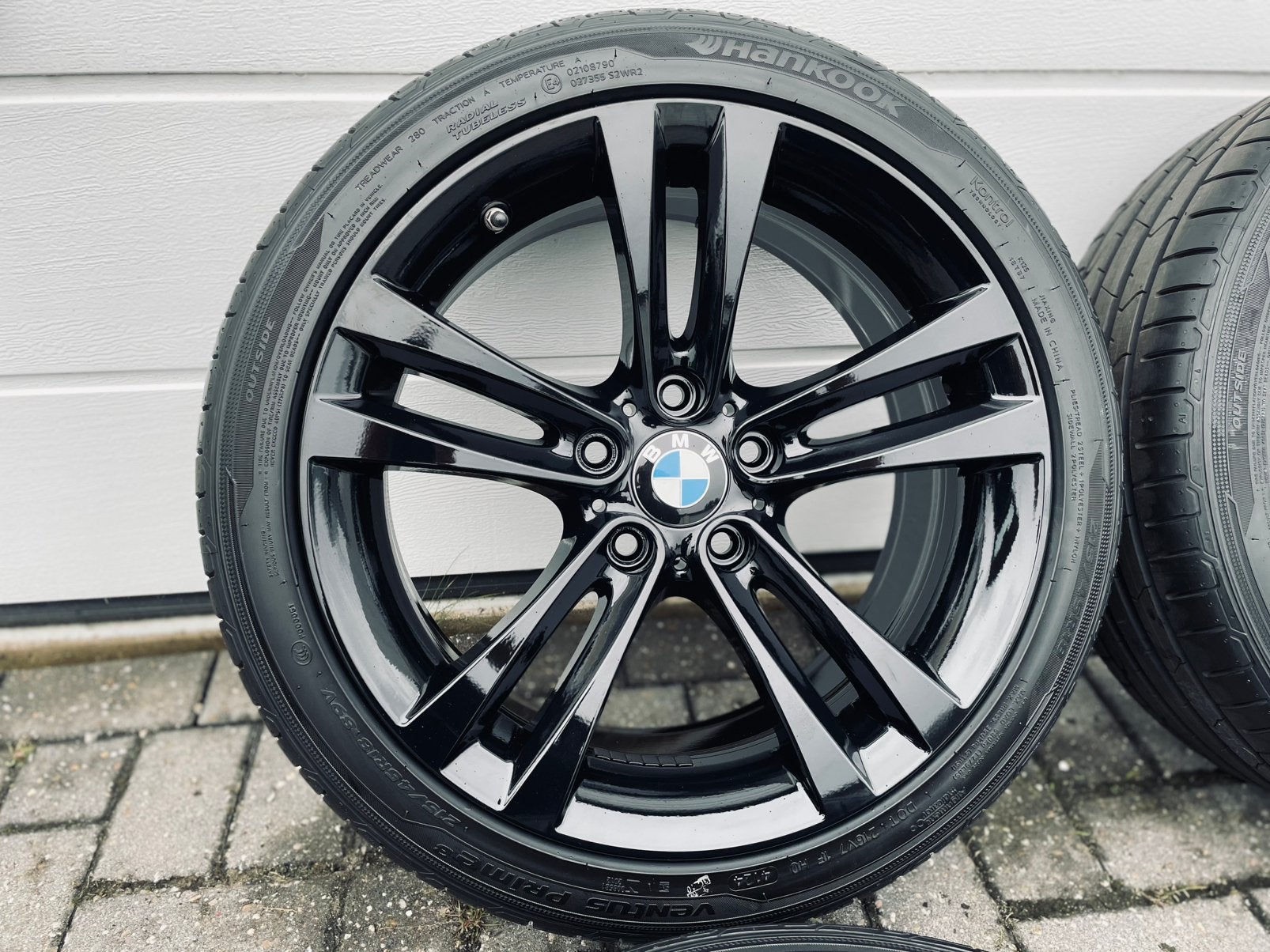 18 Inch Zwarte Originele BMW Velgen 215/45/18 5x120 !!!, 18 inch, 215 mm, Banden en Velgen, Ophalen of Verzenden