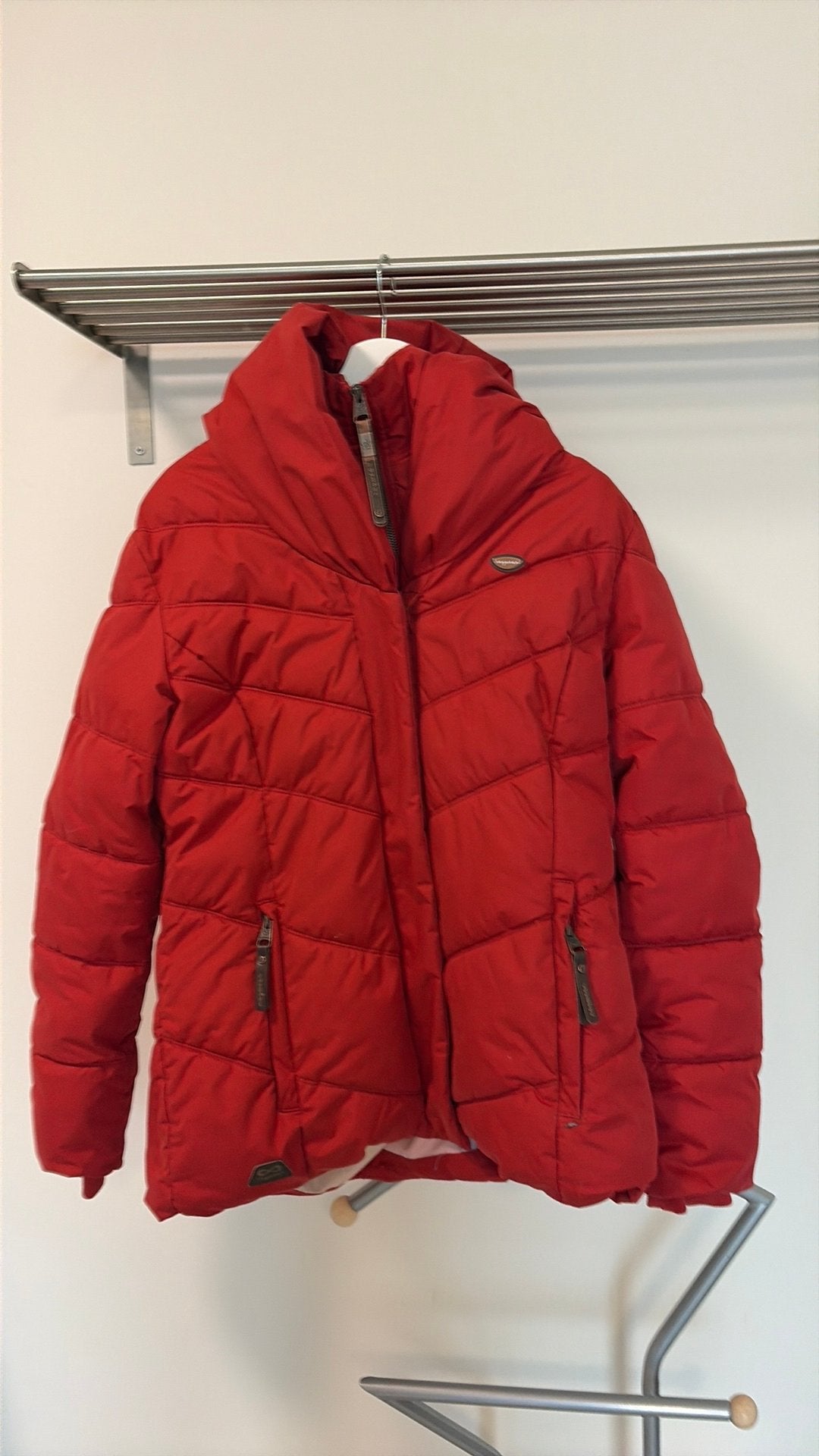Ragwear Winterjas rood maat L, Ophalen, Gedragen, Maat 42/44 (L), Rood