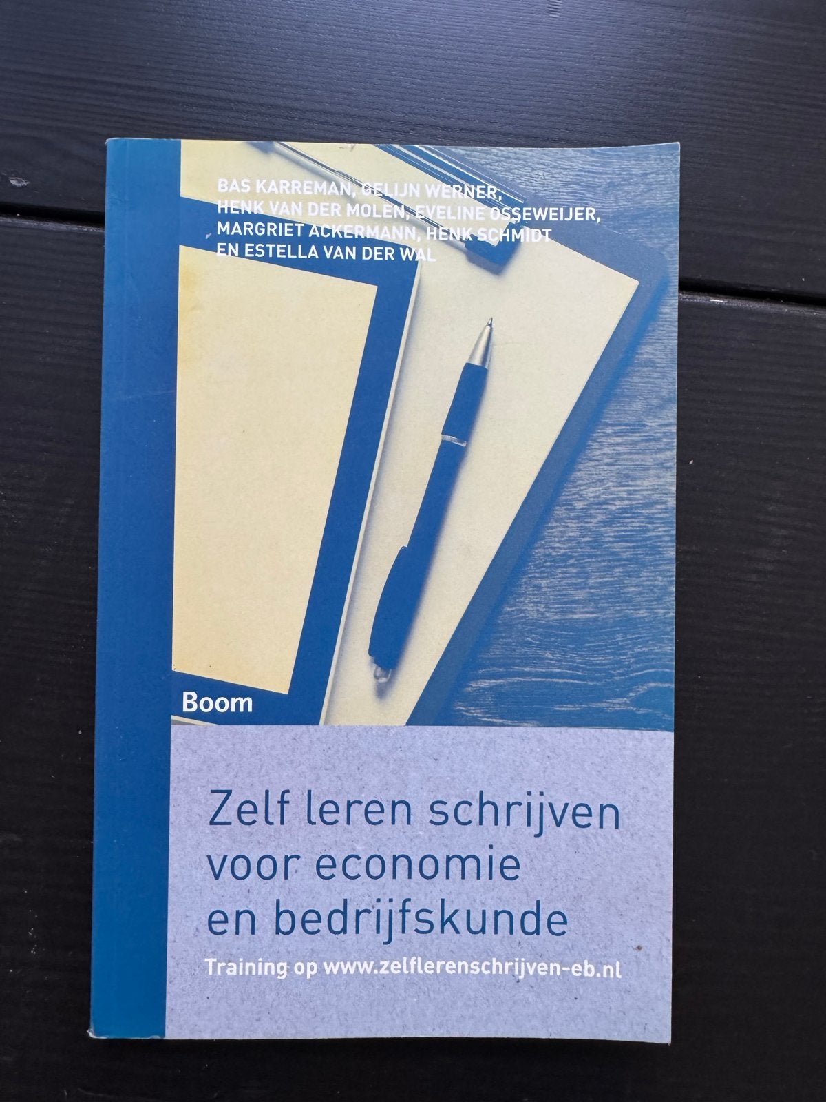 Zelf leren schrijven voor economie en bedrijfskunde, Ophalen of Verzenden, Zo goed als nieuw, Economie en Marketing