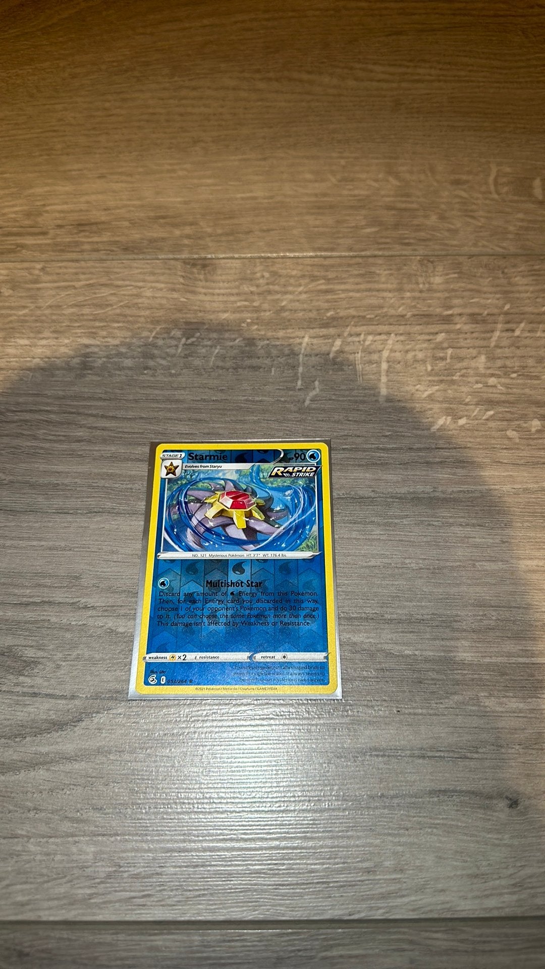 Starmie 053/264 Reverse Holo, Ophalen of Verzenden