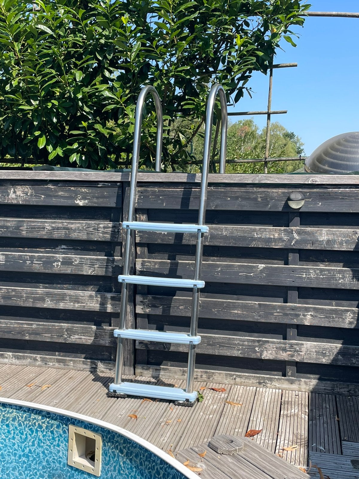 RVS zwembad trap, Ophalen, Gebruikt