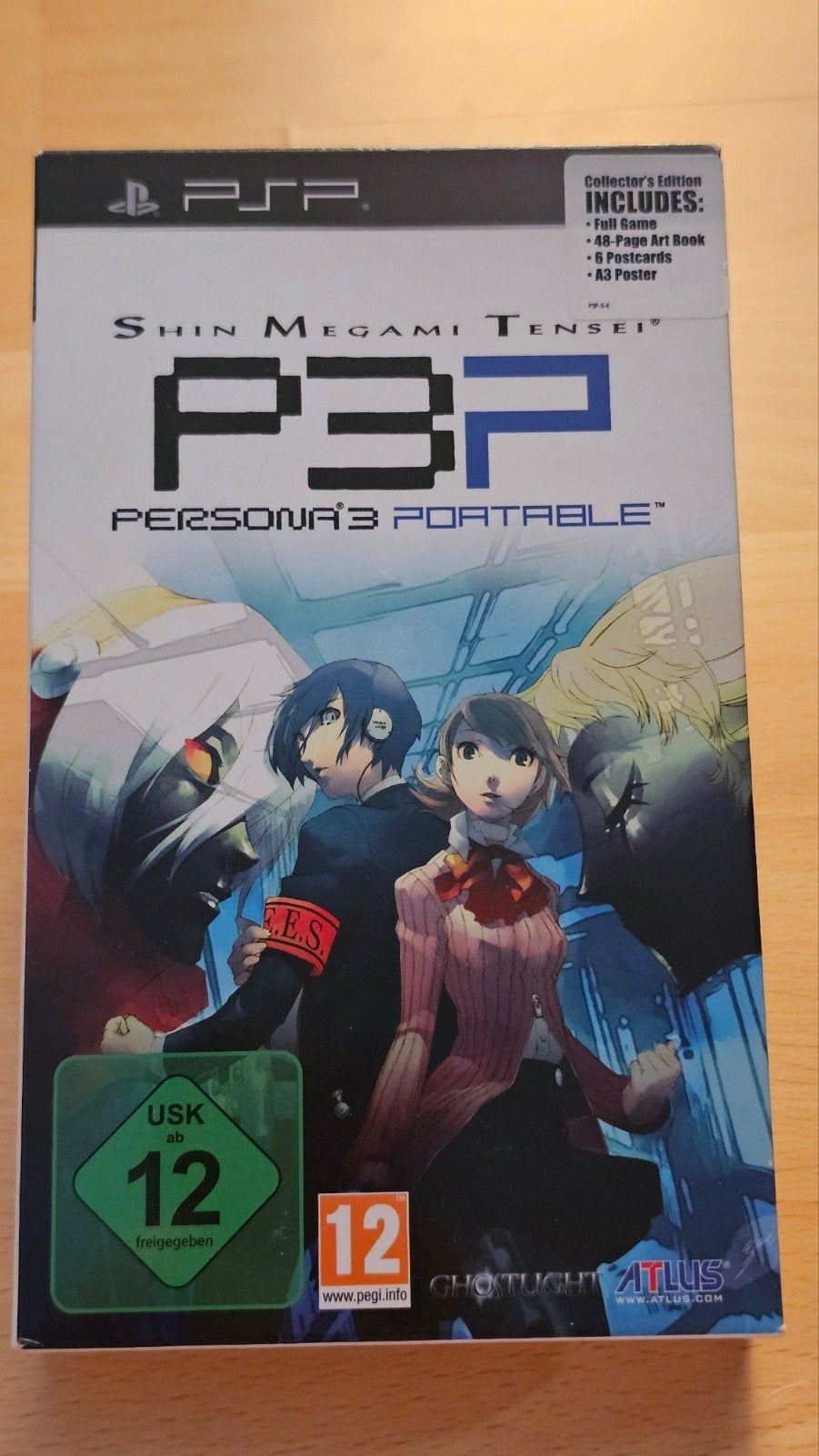 Shin Megami Tensei P3P Collector's Edition PSP, 1 speler, Ophalen of Verzenden, Zo goed als nieuw, Role Playing Game (Rpg)