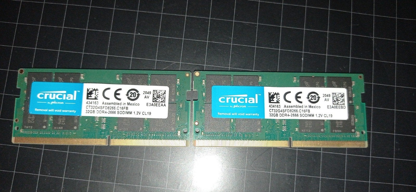Ruil: 64GB DDR4 Laptop RAM voor 64GB DDR4 Desktop RAM, Ophalen, DDR4, Zo goed als nieuw, 64 GB