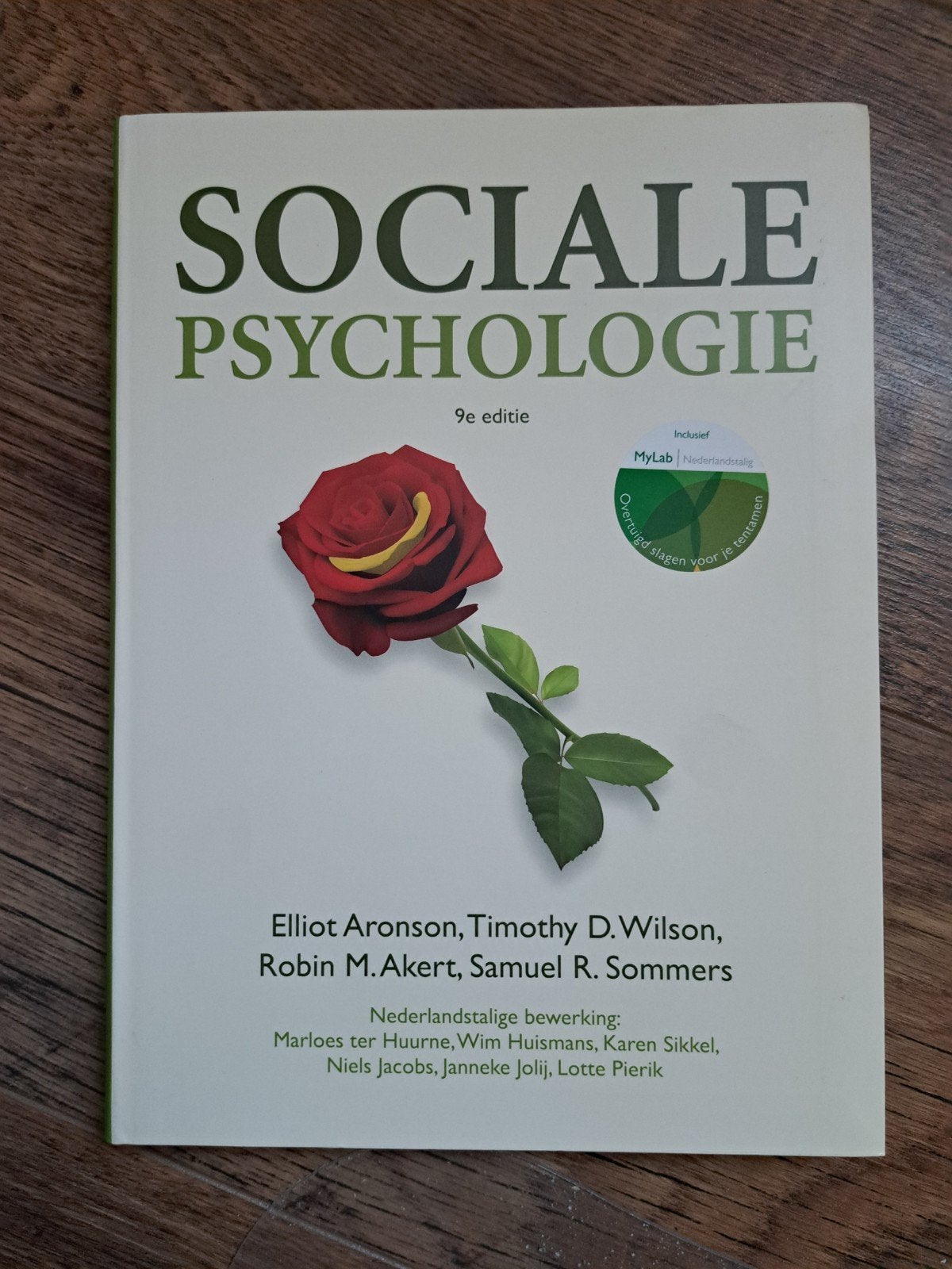 Sociale Psychologie - 9e editie (Aronson e.a.), Ophalen of Verzenden, Zo goed als nieuw, Sociale psychologie