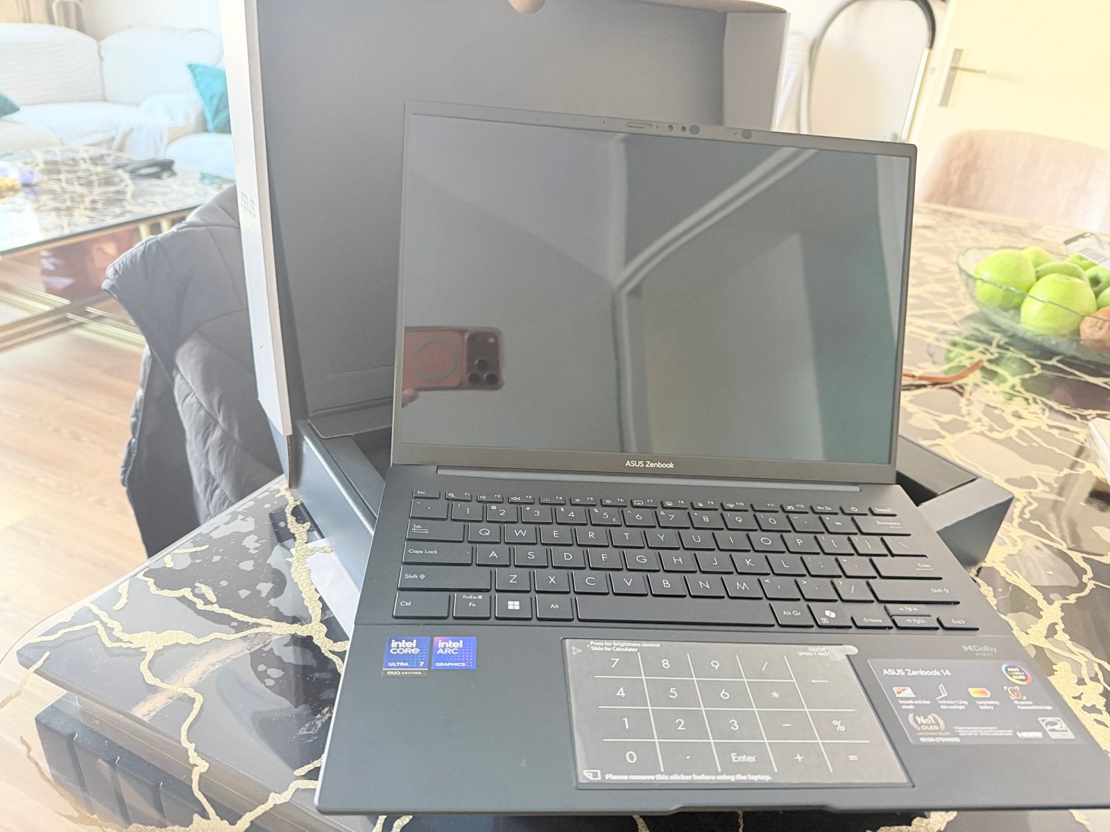 ASUS Zenbook UX3405C - Nieuwstaat met hoes -, Qwerty, 14 inch, Ophalen of Verzenden, Zo goed als nieuw