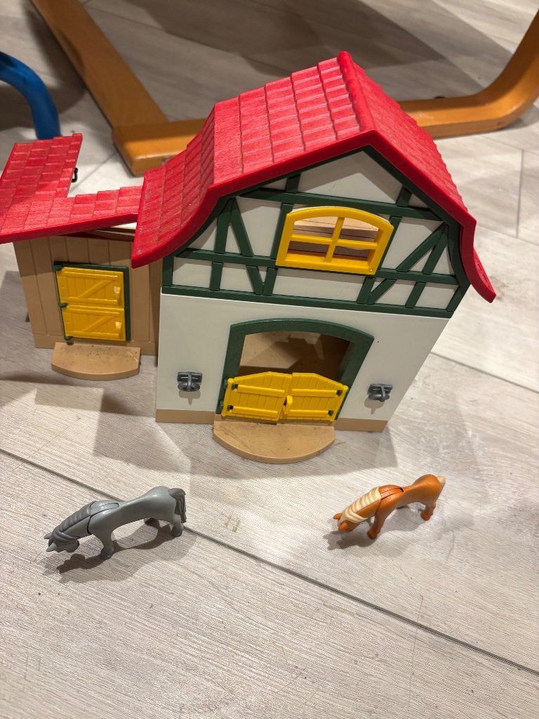 Playmobiel country ponypark, Ophalen, Gebruikt, Gebouw, Complete set