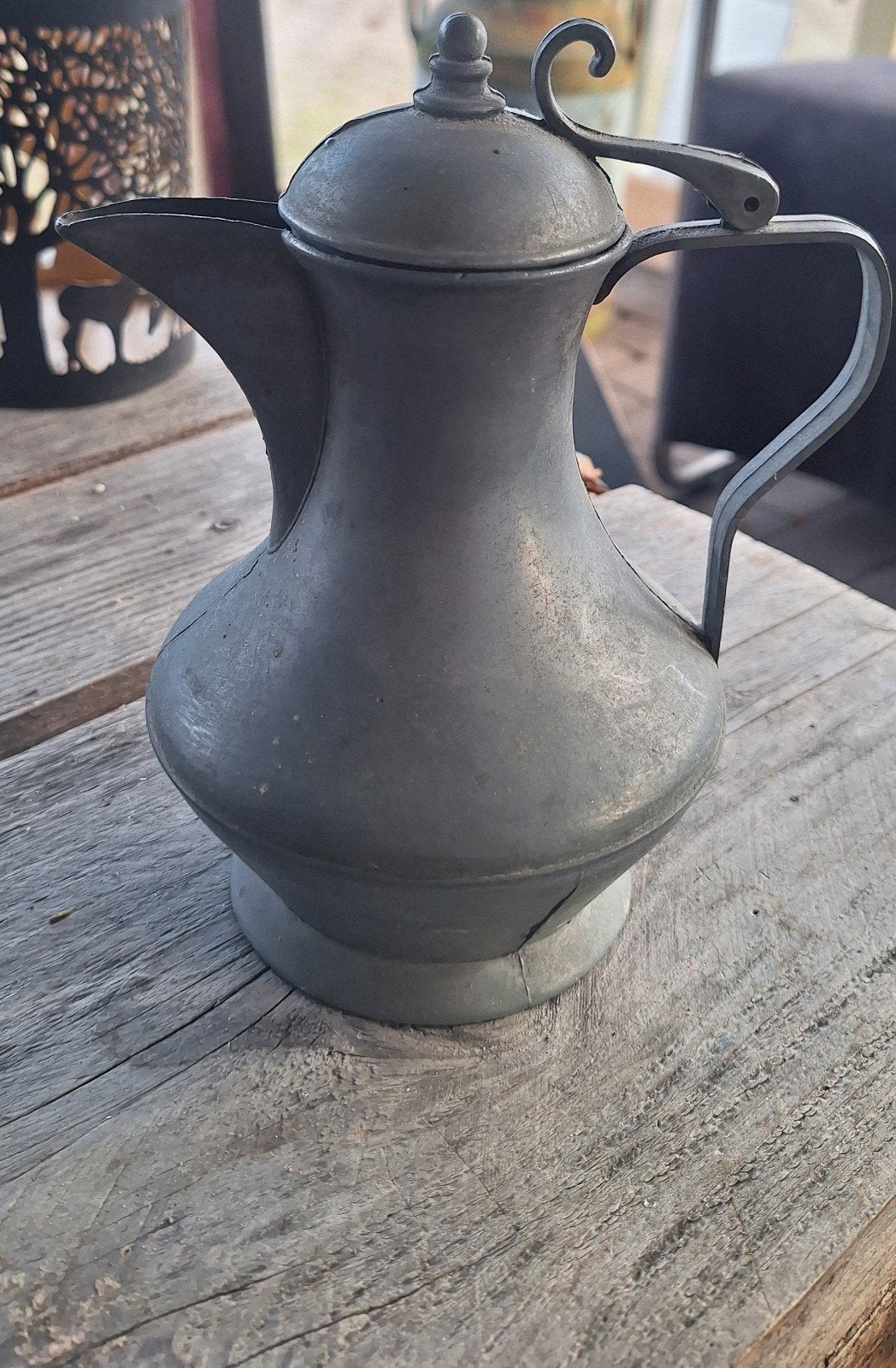 tinnen kannetje schenkkan tin, Antiek en Kunst, Ophalen of Verzenden