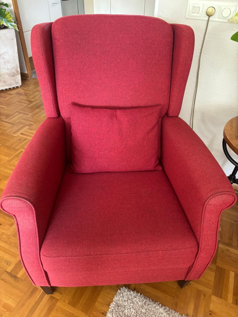 Mooie fauteuil, Ophalen, Gebruikt, 75 tot 100 cm, Stof