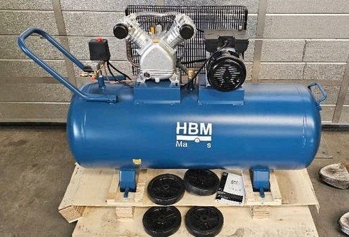 HBM snaaraangedreven compressor 200 liter