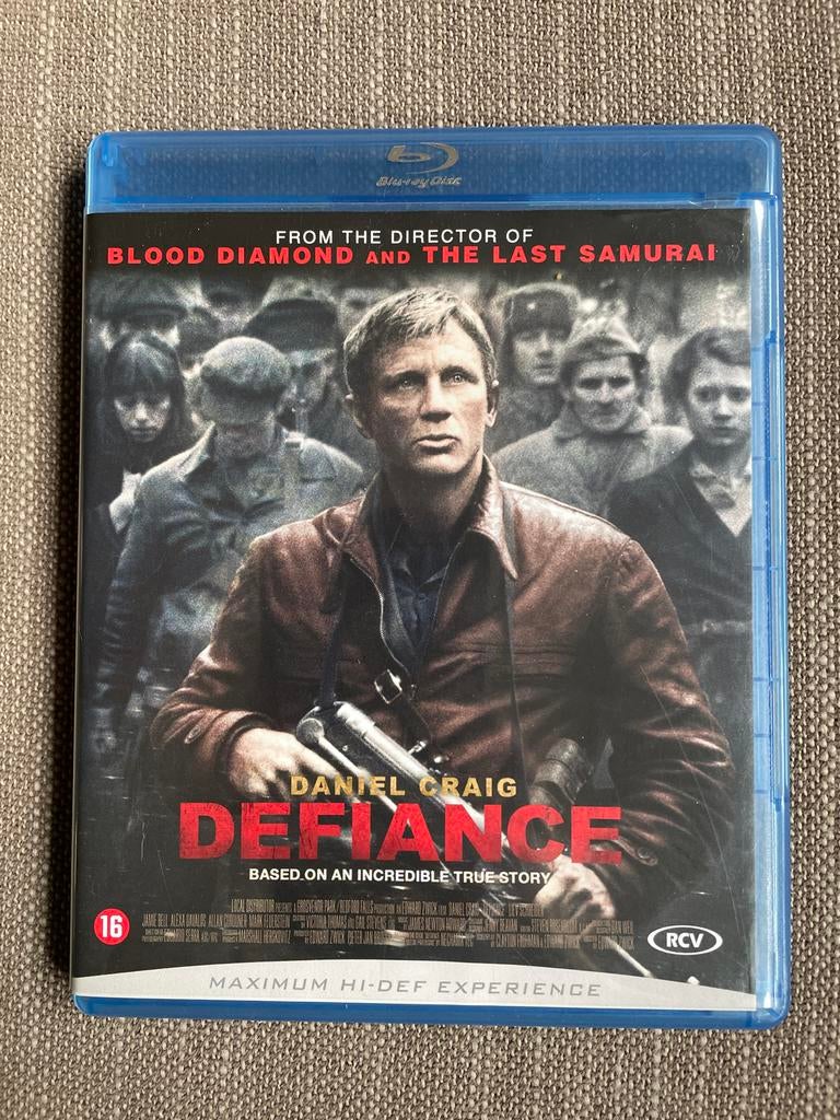 Defiance Blu-ray - Daniel Craig, Cd's en Dvd's, Blu-ray, Zo goed als nieuw, Drama, Ophalen of Verzenden