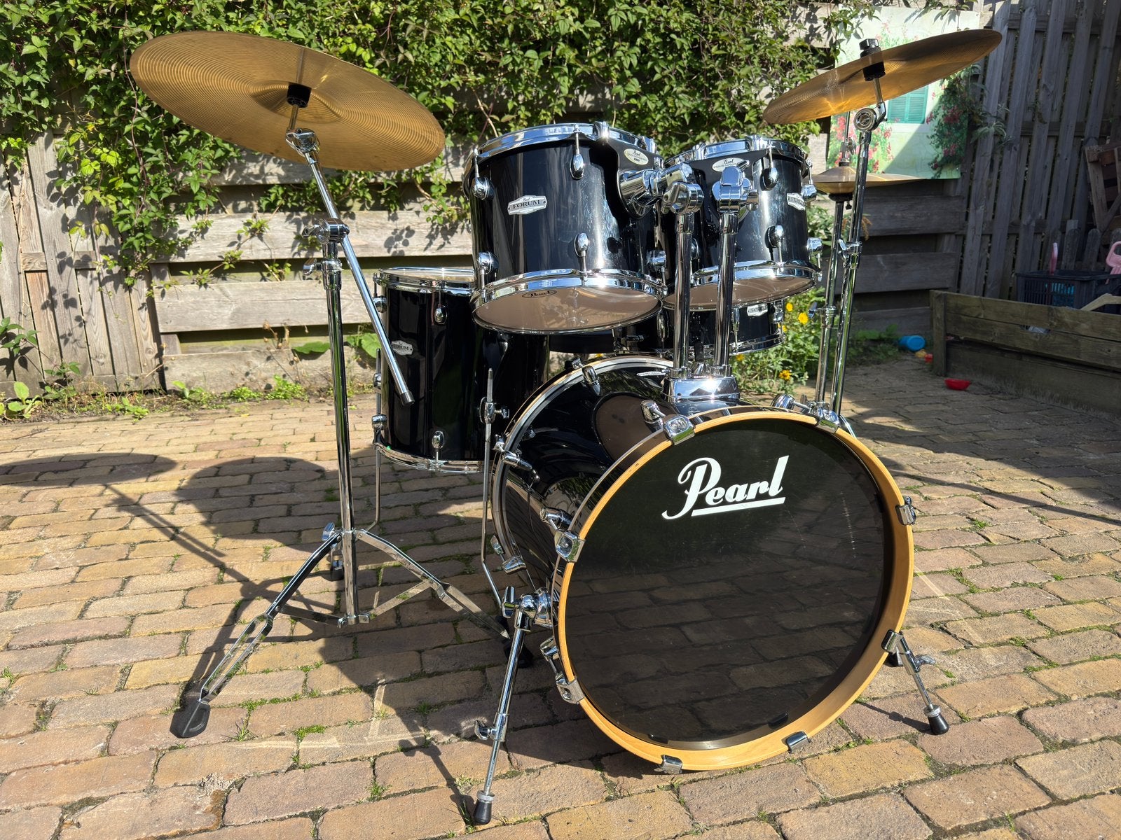 Pearl Forum drumstel compleet, Ophalen, Zo goed als nieuw, Pearl