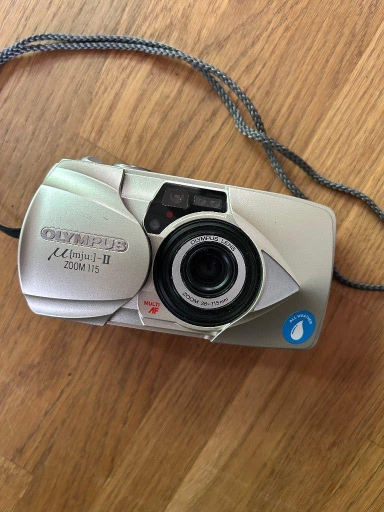 Olympus µ[mju:]-II ZOOM 115 (35mm Analoog Compactcamera), Verzenden, Zo goed als nieuw, Compact, Olympus