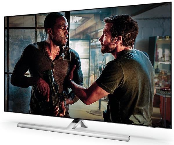 Philips 55OLED807/12 Met kras in beeld ., Ophalen, Philips, Gebruikt, 100 cm of meer