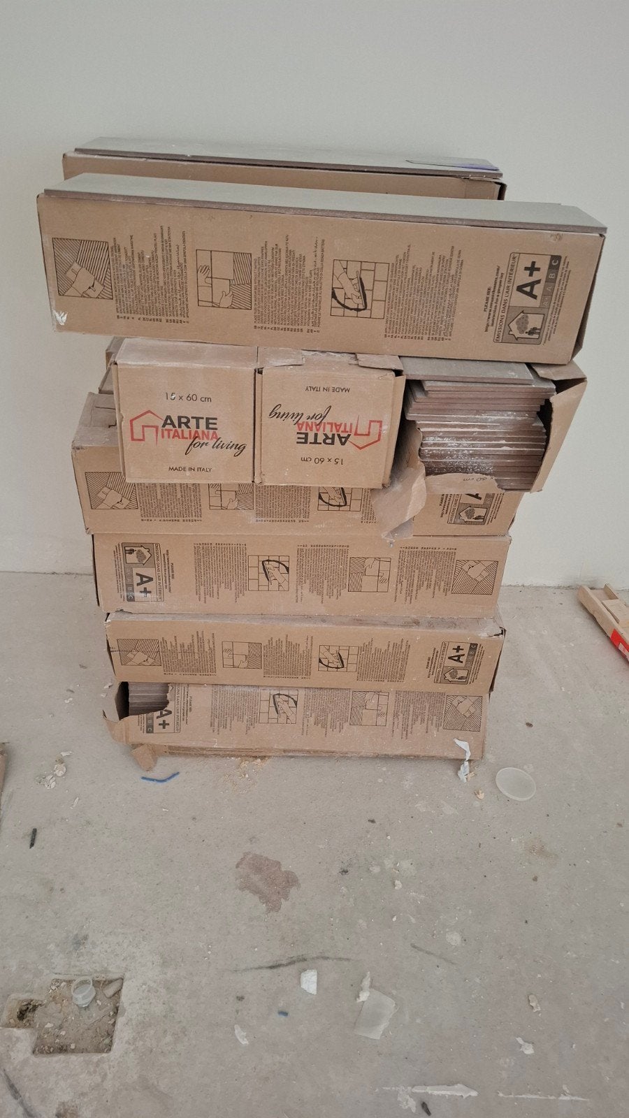 Tegels te koop - Italië, Ophalen, Doos, 50 tot 75 cm, Minder dan 40 cm