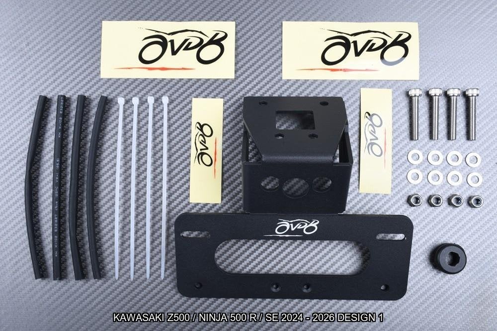 Kentekenplaathouder KAWASAKI Z500 / NINJA 500 R 2024 2026, Motoren, Verzenden, Nieuw