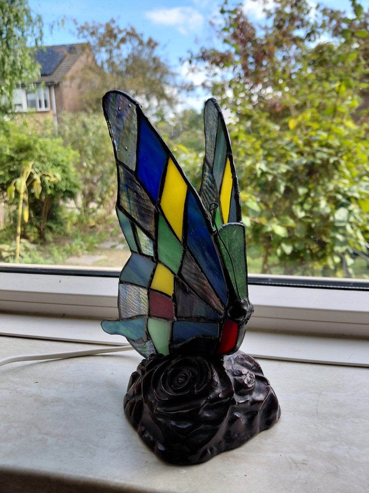 tiffany lampje vlinder, Ophalen of Verzenden