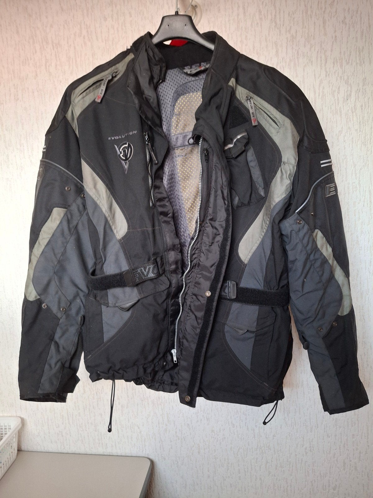 Motorpak Evolution (jas en broek) - Maat L, Ophalen, Gedragen, Evolution
