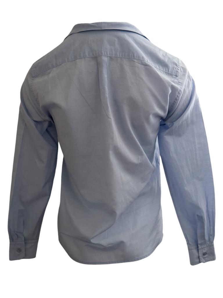 MaxMara blouse L, Blauw, Ophalen of Verzenden, Zo goed als nieuw, Onder de knie