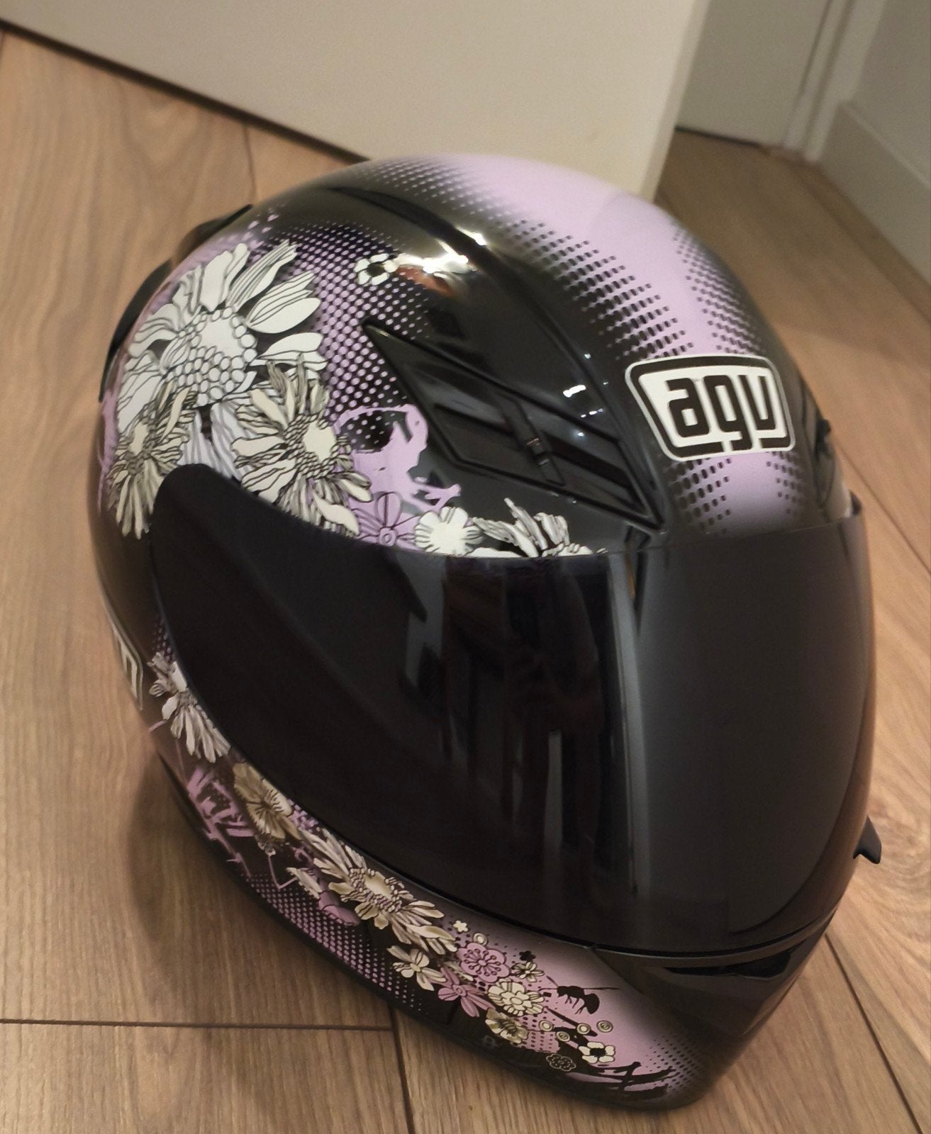 AGV K3 Fleurs motorhelm maat S, Overige typen, Dames, Ophalen of Verzenden, AGV