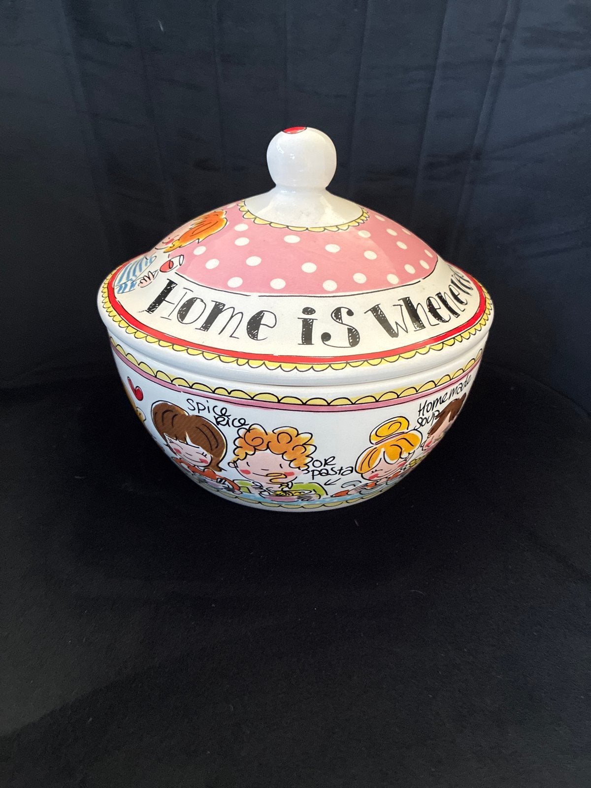 Nieuwe Blond Amsterdam schaal met deksel - Home is where..., Ophalen of Verzenden, Nieuw, Blond Amsterdam, Schaal of Schalen