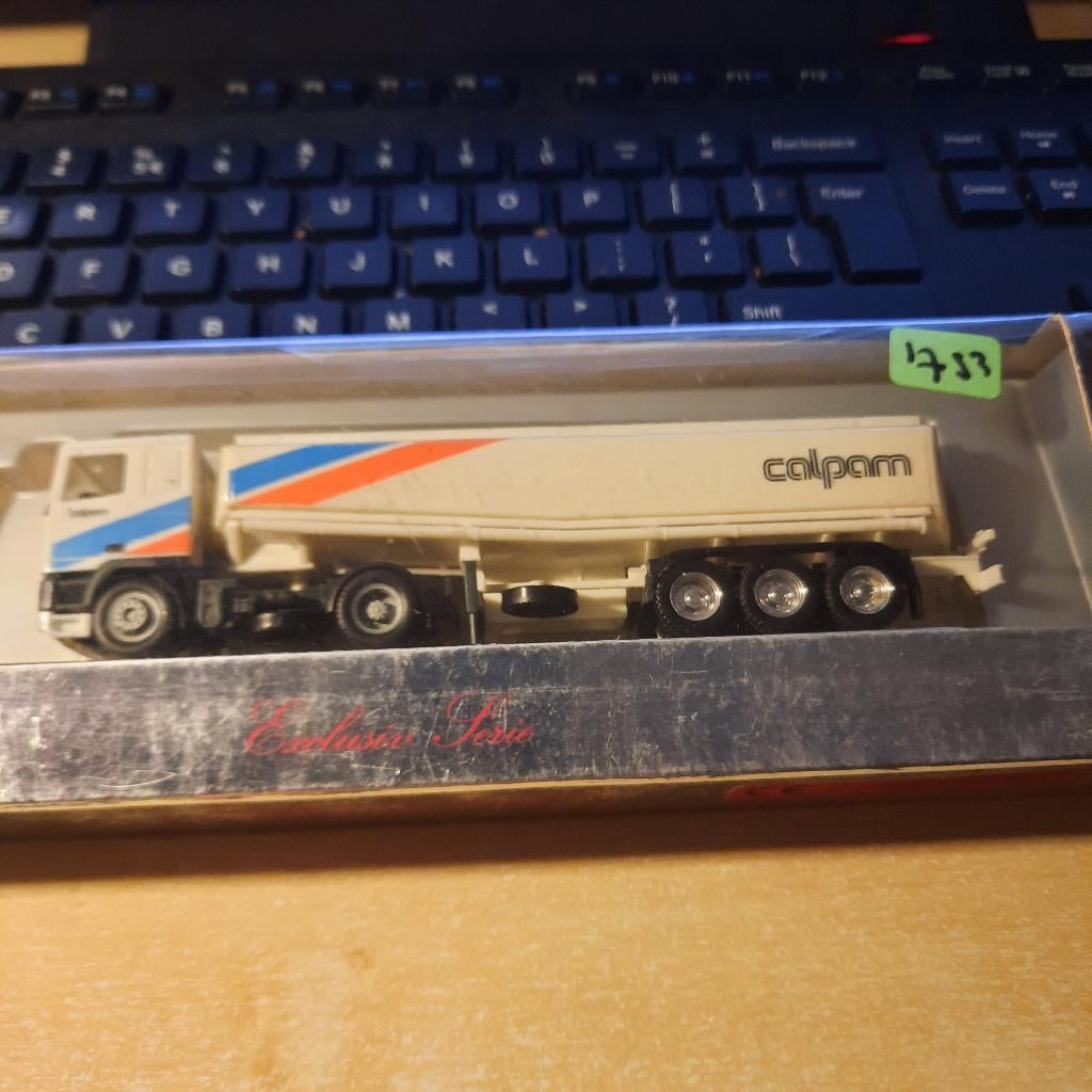 Herpa DAF Calpam, Ophalen of Verzenden, Zo goed als nieuw, Bus of Vrachtwagen, Herpa