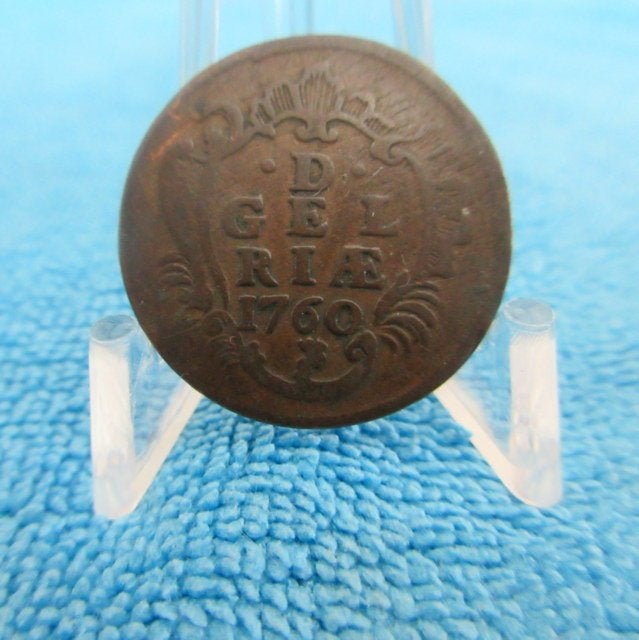Duit - Gelderland - 1760 - Harderwijk, Verzenden, Vóór koninkrijk, Overige waardes, Losse munt