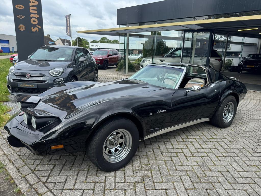 Chevrolet USA Corvette 1 YZ 37 350 ci.|Targa|1e Eigenaar, Auto's, Chevrolet, Automaat, Zwart, Bedrijf, Corvette