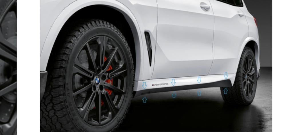 Bmw X5 G05 M Performance Sideskirt sticker 51142456384, Ophalen of Verzenden