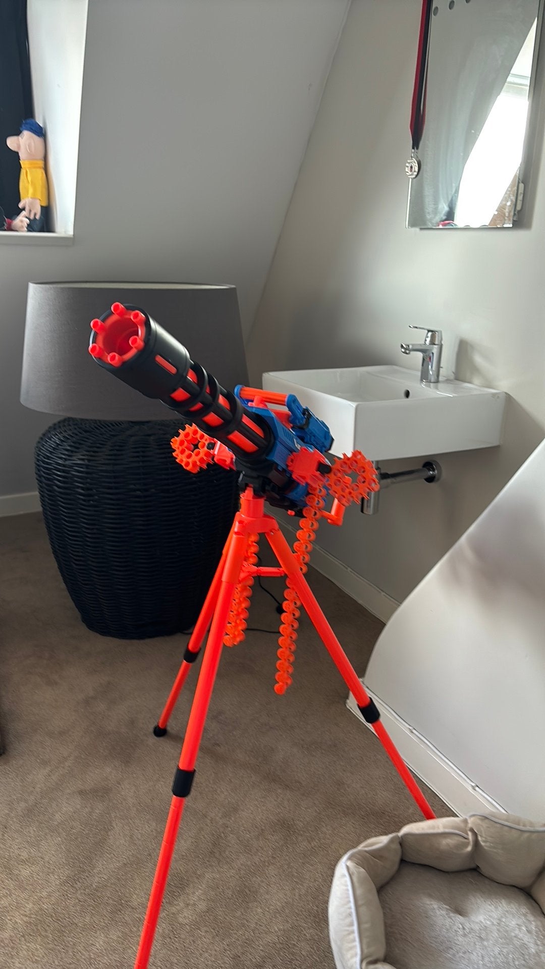 X shot minigun, Ophalen, Zo goed als nieuw