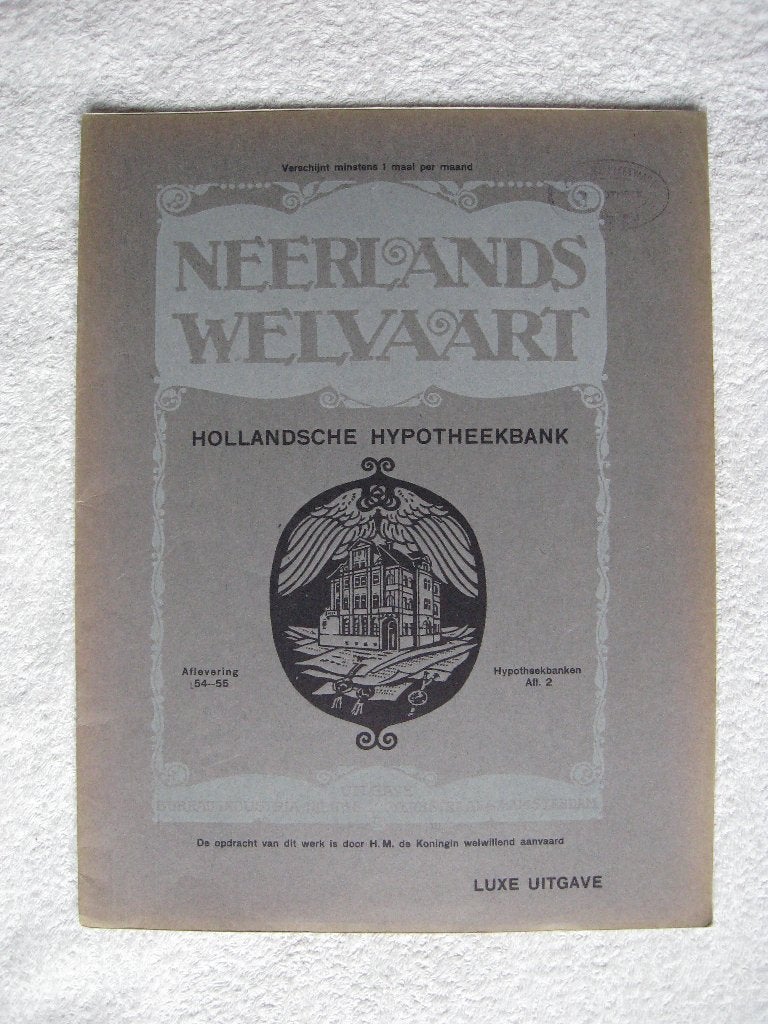 Neerlands Welvaart - Hollandsche Hypotheekbank, Ophalen of Verzenden, Gelezen