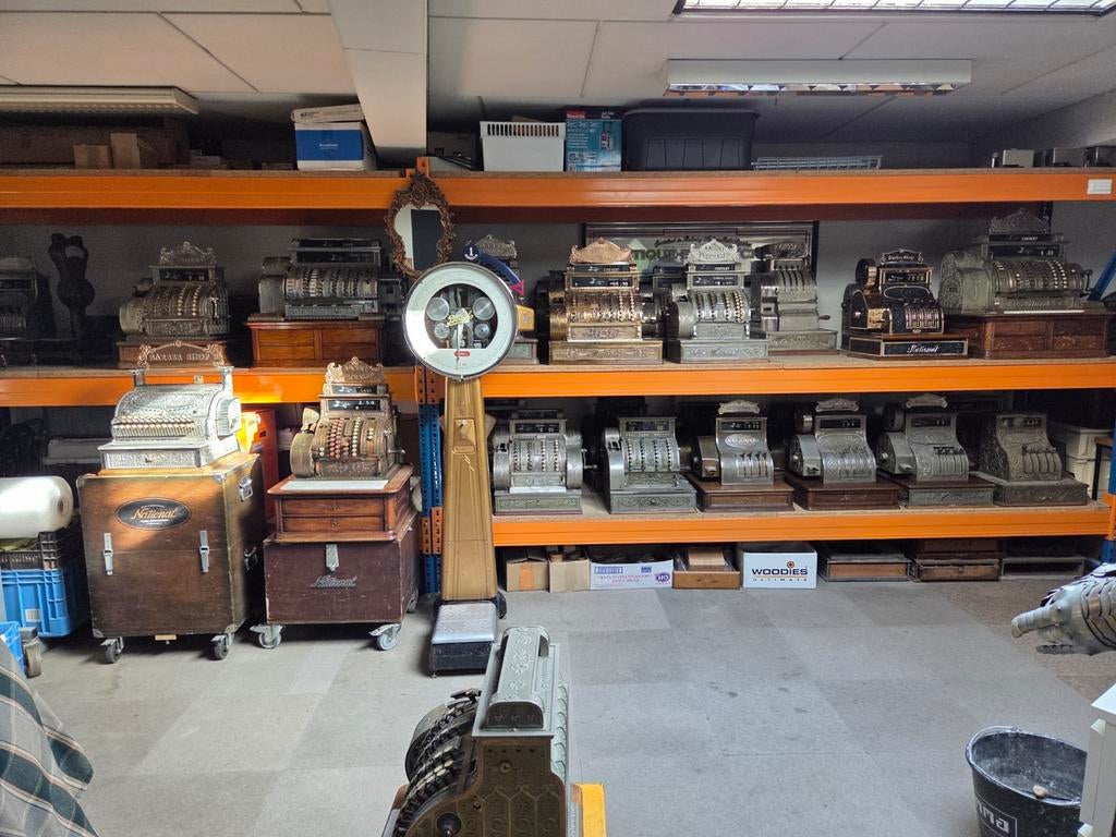 40x antieke Kassa National cash register, Ophalen