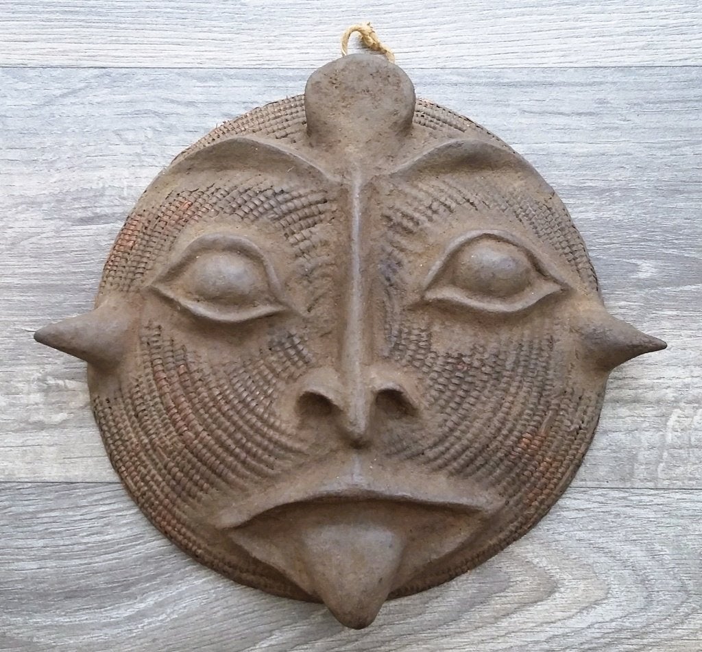 Omstreeks 1930 - 1940 Votief Object Mand Masker Mandenmaker, Masker, Papoea-Nieuw-Guinea, Ophalen of Verzenden, Handgemaakt