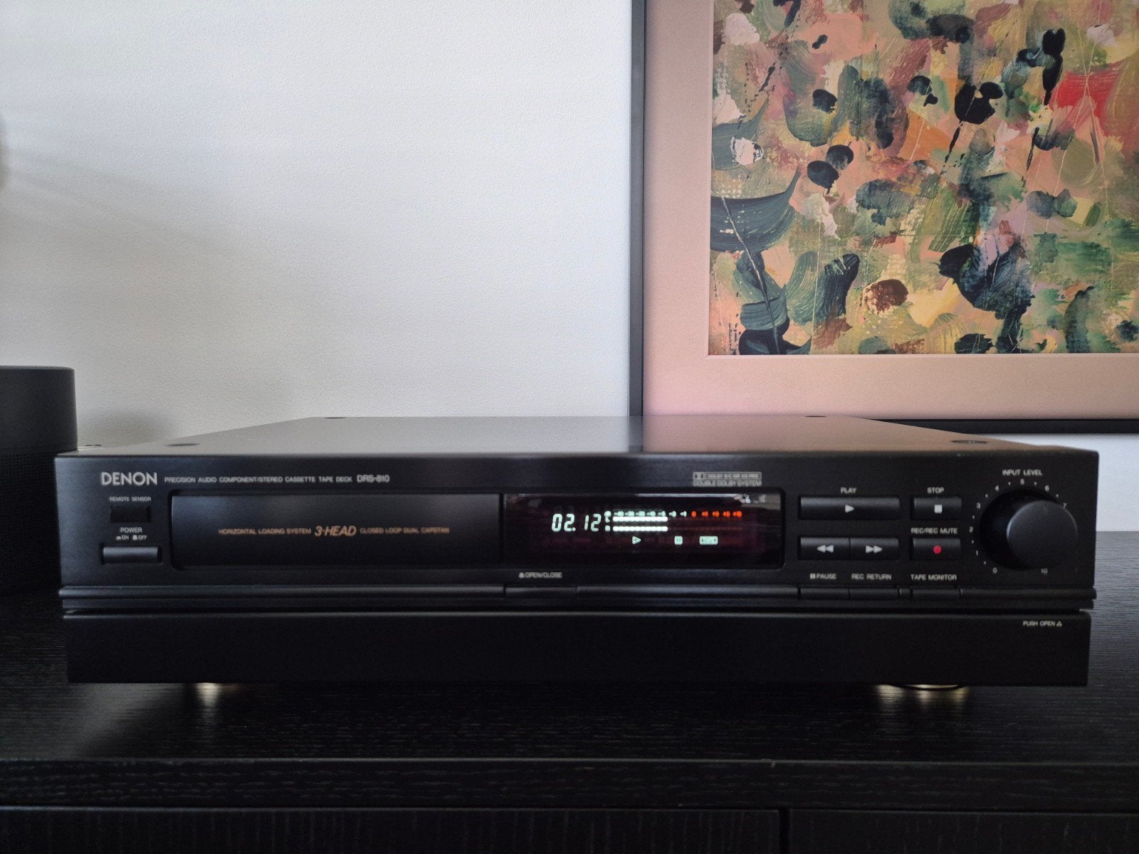 Denon DRS-810 3 HEAD cassettedeck Dolby B-C, Audio, Tv en Foto, Ophalen of Verzenden, Enkel, Denon, Tiptoetsen