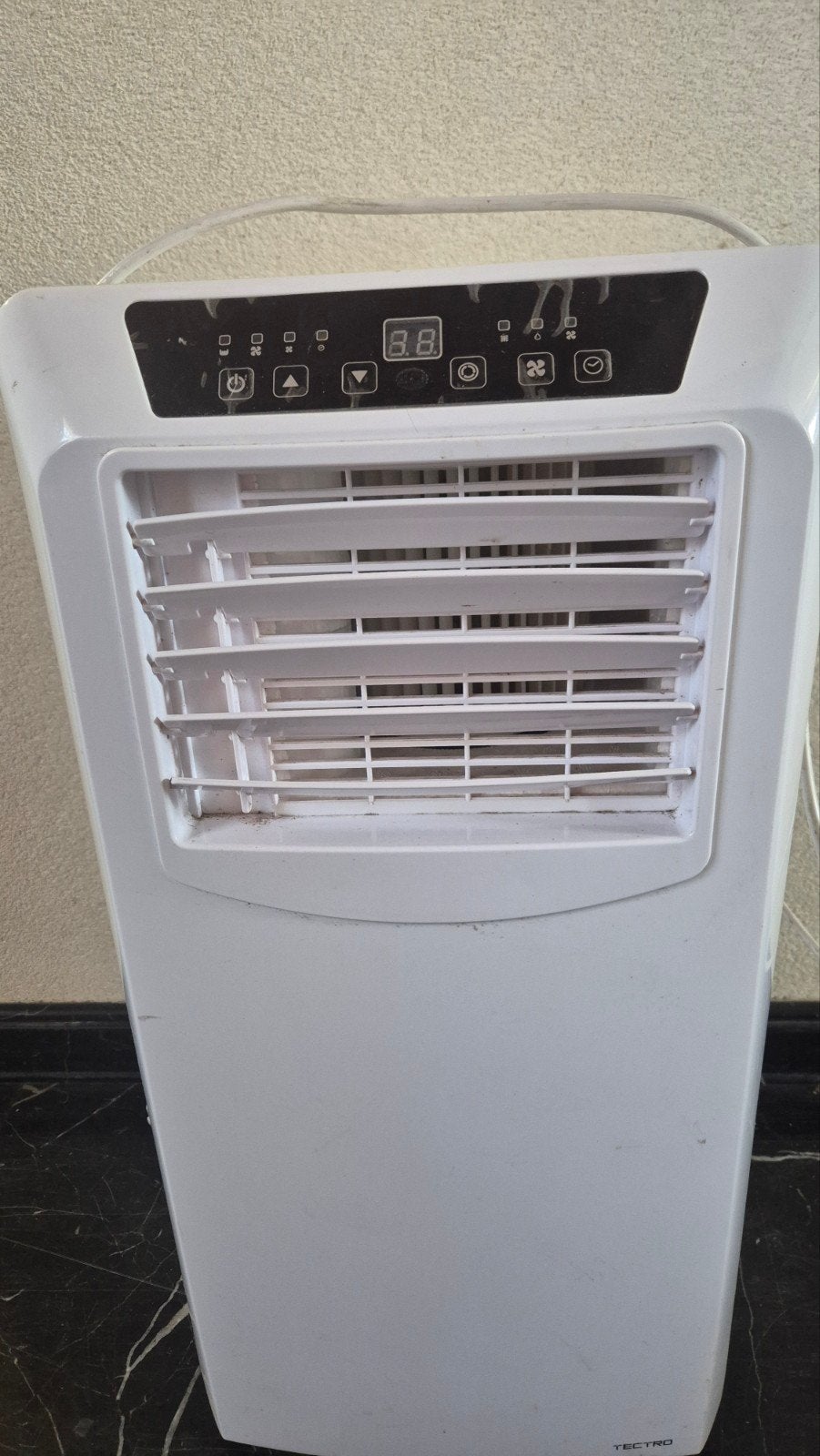Mobiele airco Tectro TP 2020 - Werkt perfect, Ophalen, Gebruikt, Minder dan 60 m³, 3 snelheden of meer