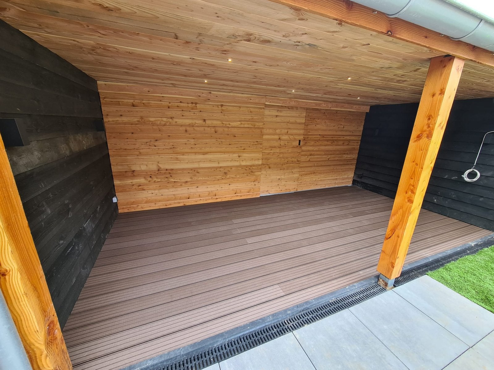 Composiet vlonder plank, Tuin en Terras, Terrasdelen en Vlonders, Ophalen, Gebruikt, Composiet