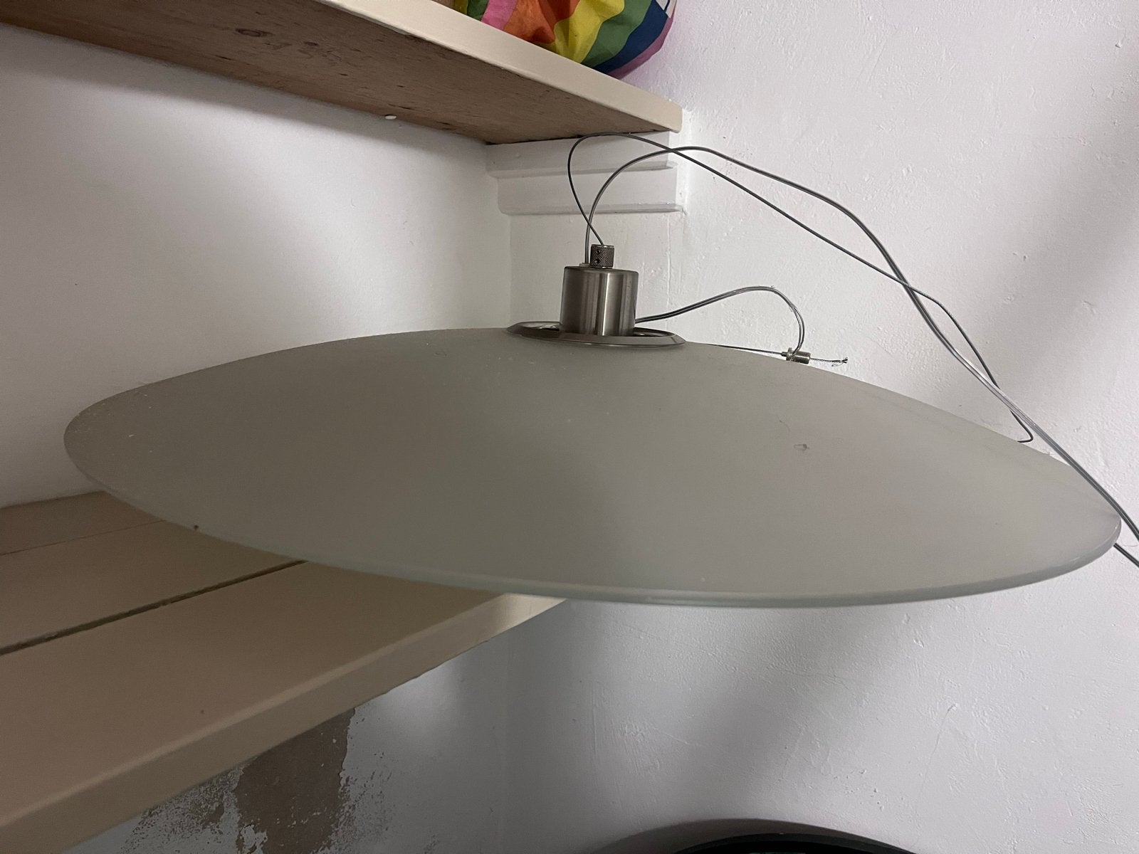 Prandina extra 1/2 Design Hanglamp - Handgeblazen Glas, Huis en Inrichting, Lampen | Hanglampen, Ophalen, Gebruikt, Glas, E27 (groot)