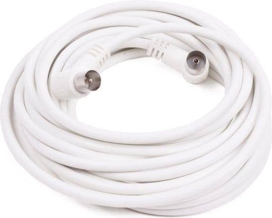 Coax kabel 5.0 mtr, Audio, Tv en Foto, Audiokabels en Televisiekabels, Ophalen of Verzenden, Gebruikt, 10 meter of meer, Coaxiale kabel