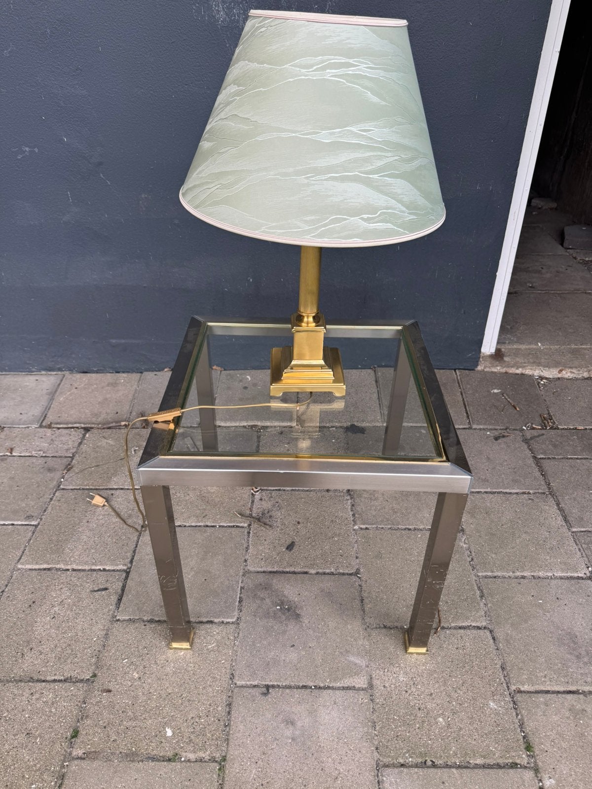 Twee salontafels met glasblad, Huis en Inrichting, Ophalen of Verzenden, Zo goed als nieuw, Rond, 50 tot 100 cm