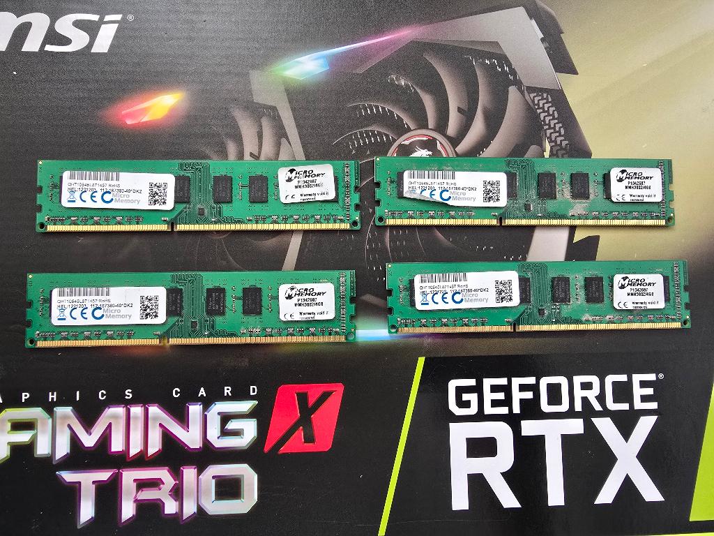 16GB DDR3 Micro Memory 1600 UDIMM, DDR3, Ophalen of Verzenden, Zo goed als nieuw, Desktop