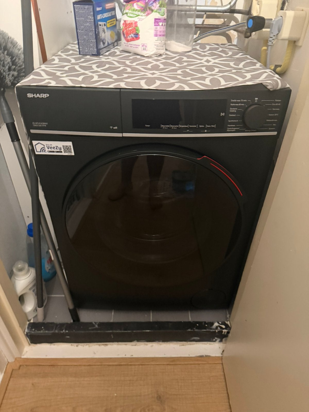 SHARP ES-NFL014CBNA2-CB Wasmachine - Voorlader - 10 kg, Witgoed en Apparatuur, Vaatwasmachines, Ophalen, Zo goed als nieuw, Energieklasse A of zuiniger