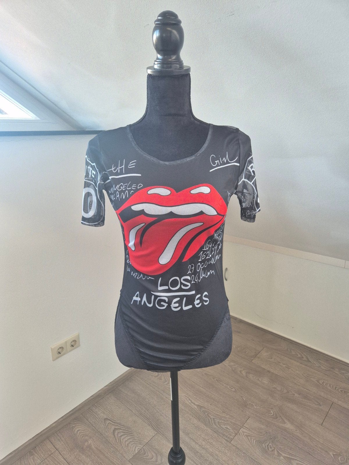 Mesh body. S, Scamm, Verzenden, Zwart, Zo goed als nieuw