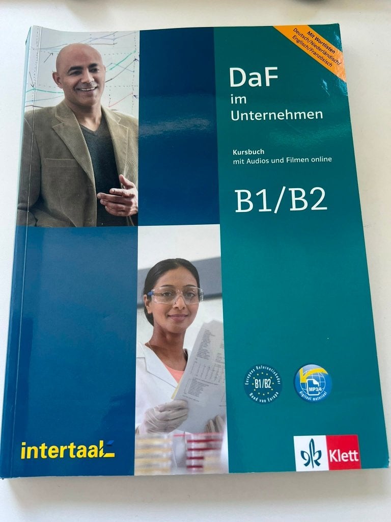 DaF im Unternehmen B1/B2 Kursbuch – Klett / Intertaal, Boeken, Ophalen, HBO, Zo goed als nieuw, Intertaal