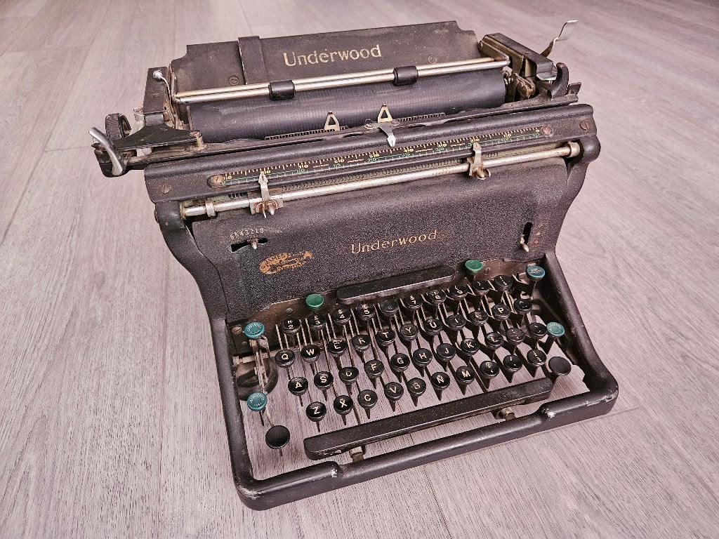 Vintage Underwood typemachine- Zie omschrijving!, Ophalen, Gebruikt