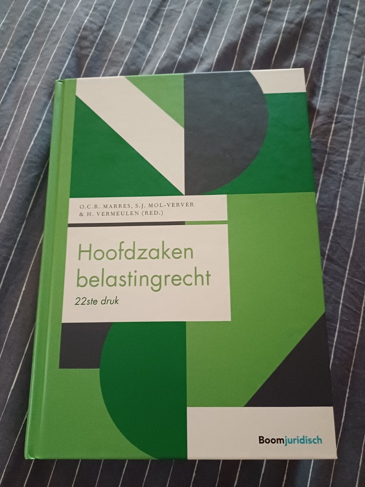 Hoofdzaken belastingrecht - 22ste druk, O.C.R. Marres, S.J. Mol-Verver & H. Vermeulen (red.), Ophalen of Verzenden, Gamma, WO